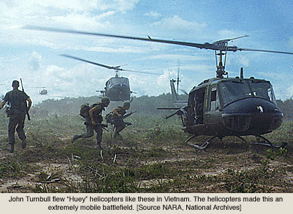 越南的Huey直升机